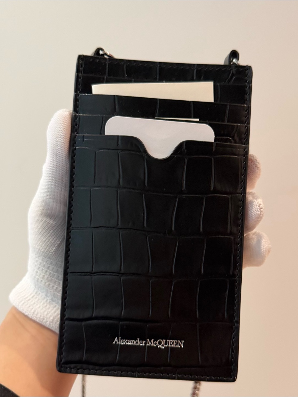NWOT Alexander McQueen phone purse